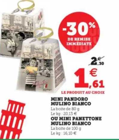 Mini Pandoro Mulino Bianco Ou Mini Panettone Mulino Bianco