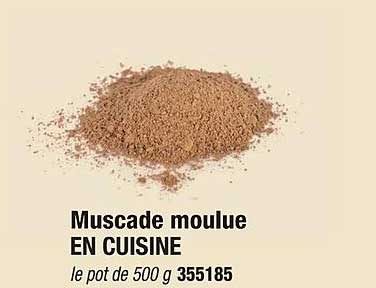 muscade moulue en cuisine