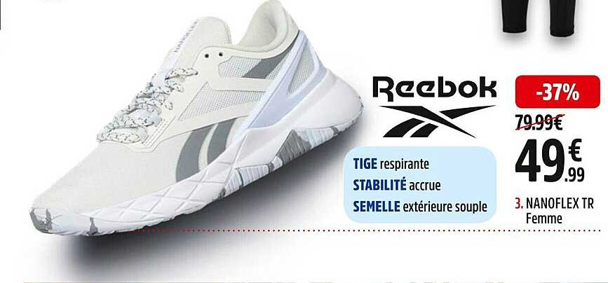 nanoflex tr femme reebok