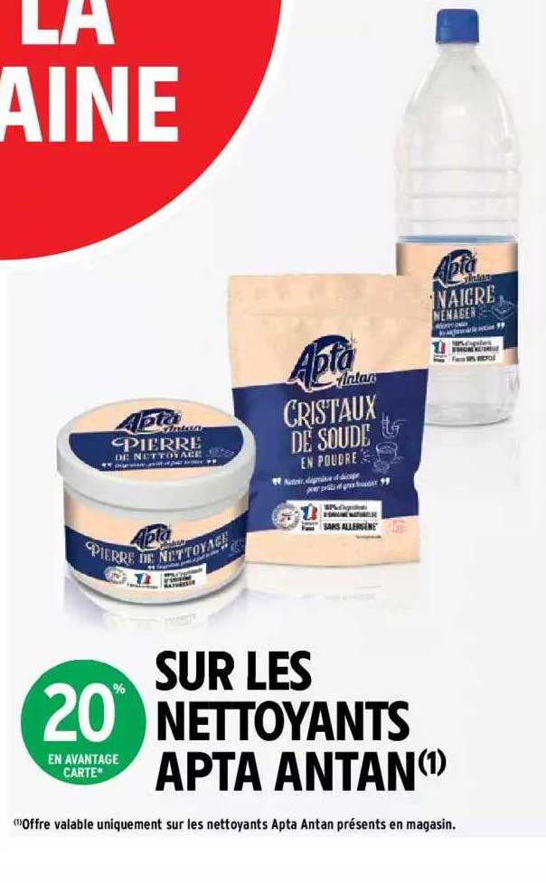 nettoyants apta antan