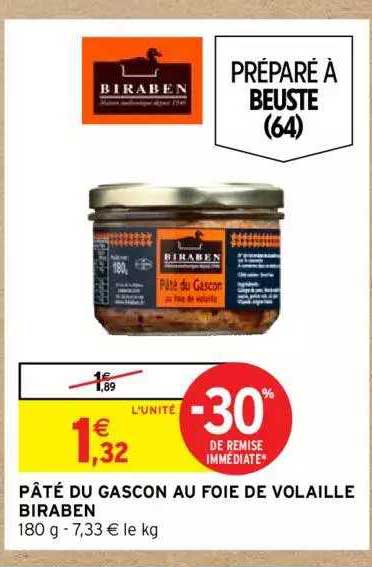 pâté du gascon au foie de volaille biraben