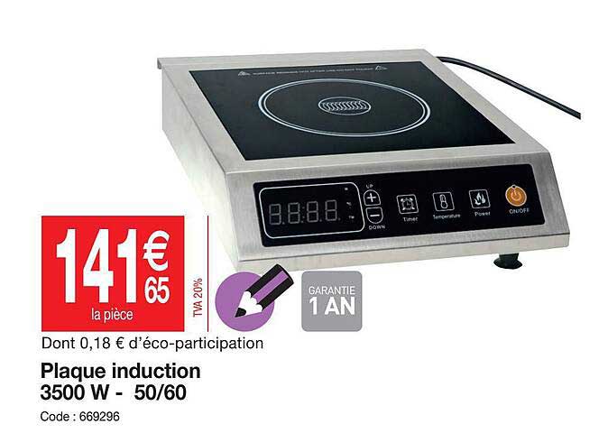 Plaque Induction 3500 W - 50-60
