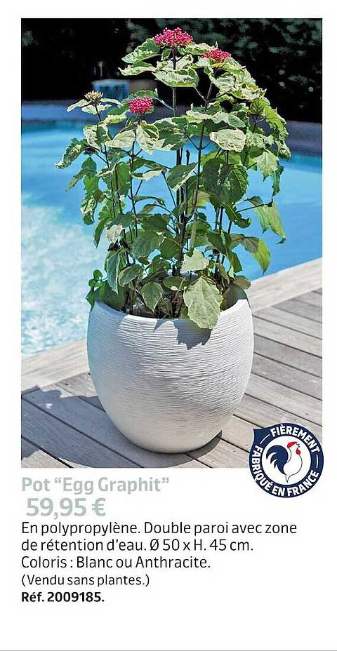 pot "egg graphit"