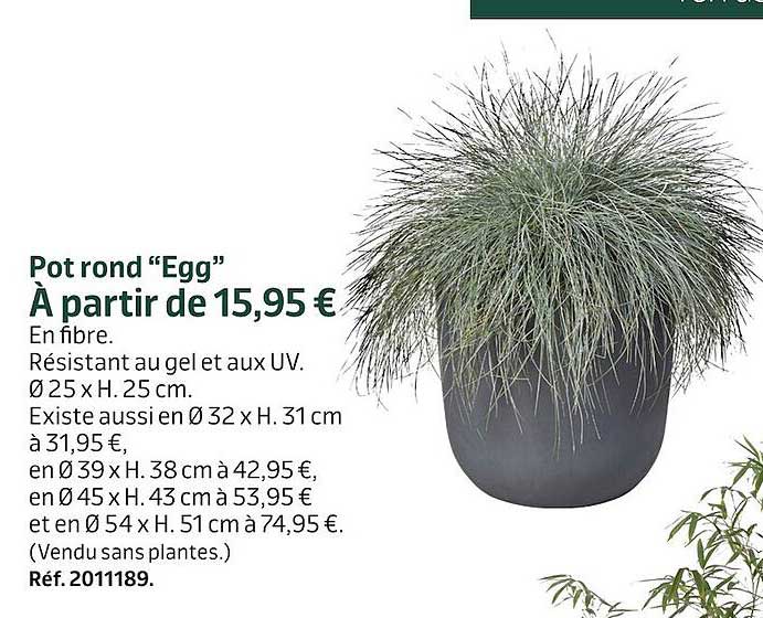 pot rond "egg"