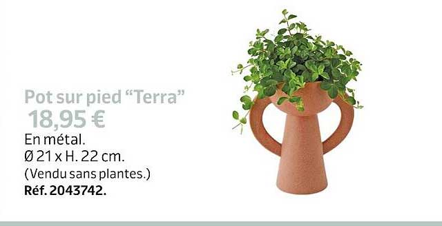 Pot Sur Pied "terra"