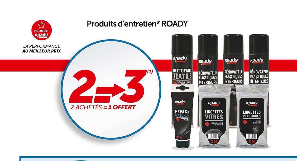 produits d'entretien roady
