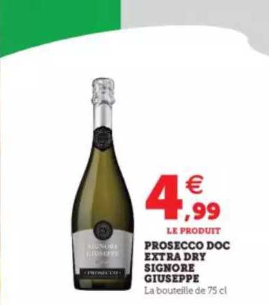prosecco doc extra dry signore giuseppe