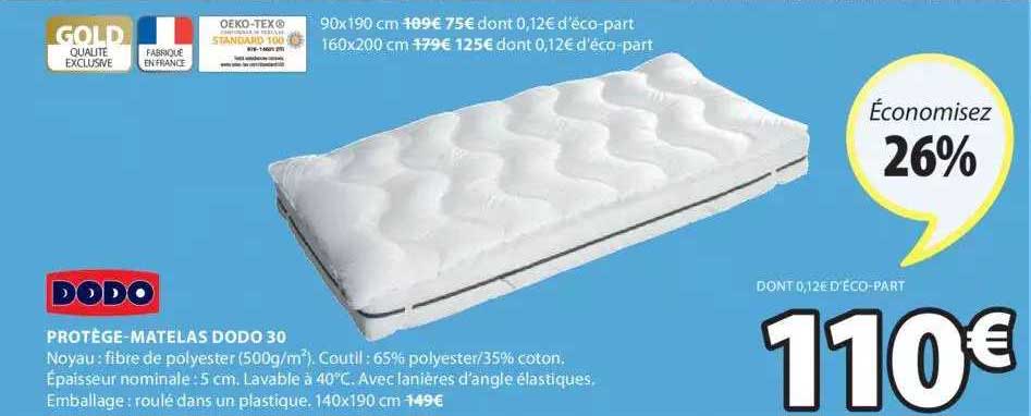 protège-matelas dodo 30