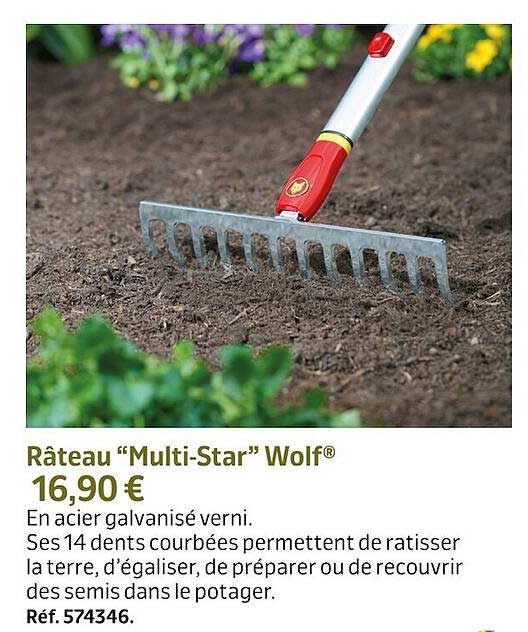 râteau "multi-star" wolf