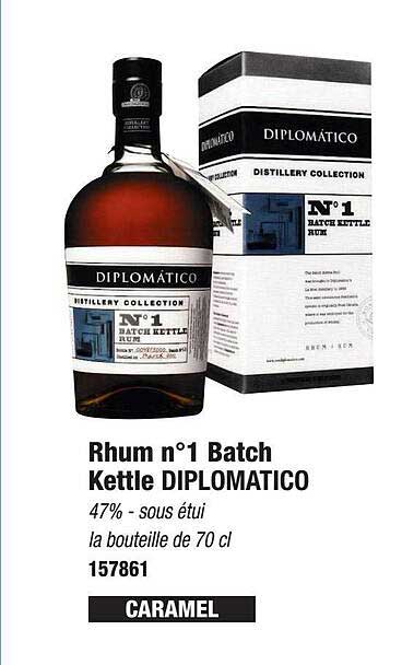 rhum n°1 batch kettle diplomatico