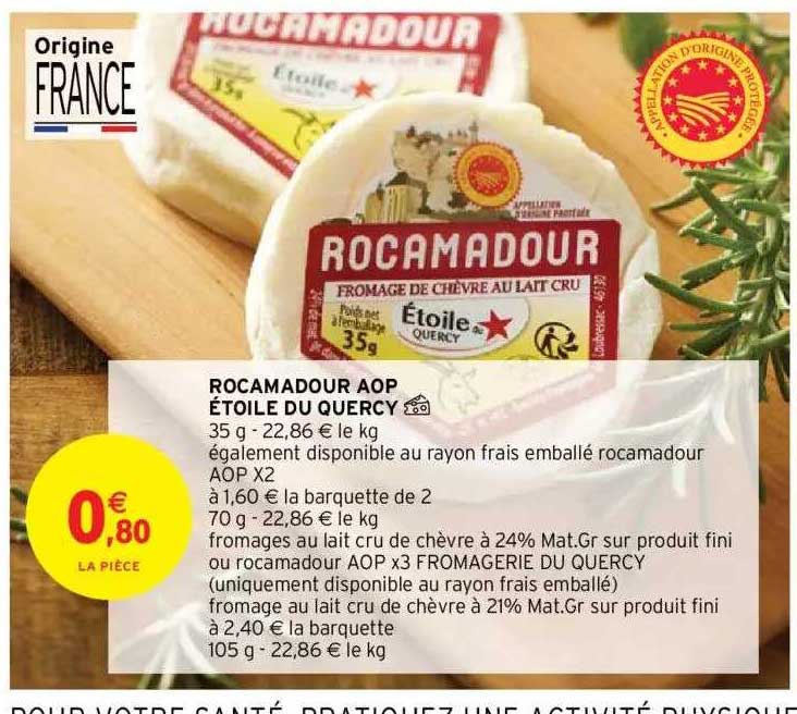 Rocamadour Aop étoile Du Quercy