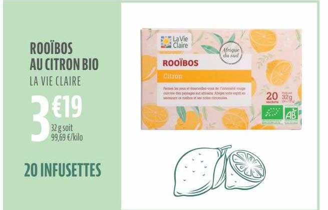 rooïbos au citron bio