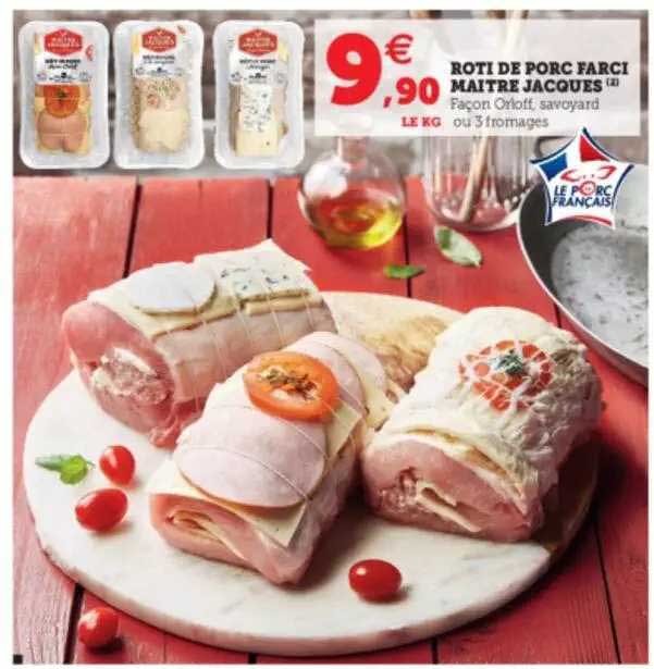 rôti de porc farci maître jacques