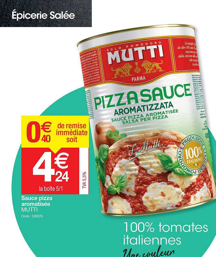 Sauce Pizza Aromatisée Mutti