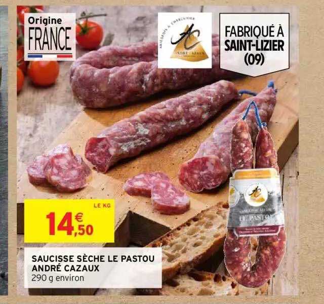 Saucisse Sèche Le Pastou André Cazaux