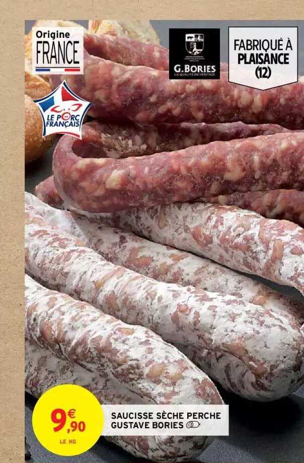 saucisse sèche perche gustave bories