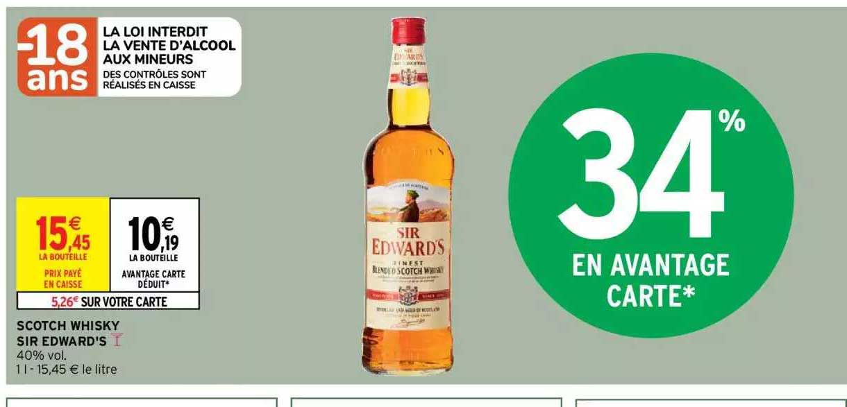 scotch whisky sir edward's