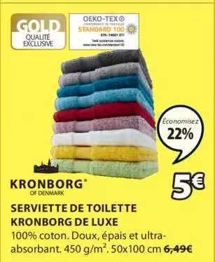 Serviette De Toilette Kronborg De Luxe