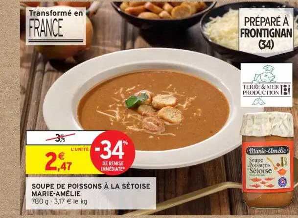 soupe de poissons à la sétoise marie-amélie