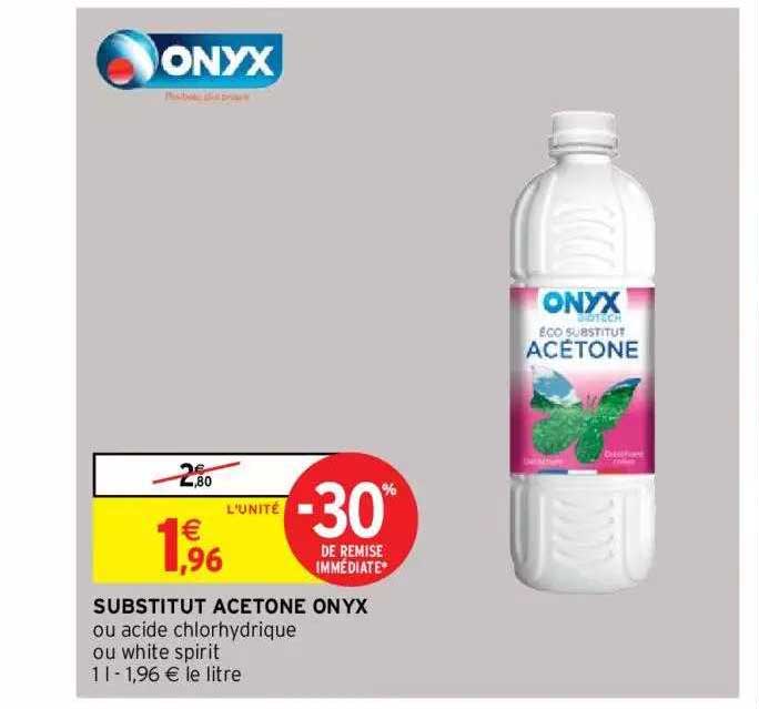 substitut acetone onyx