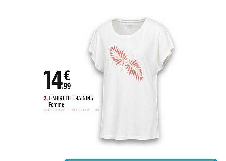 t-shirt de training femme