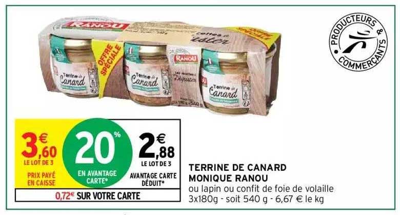 terrine de canard monique ranou