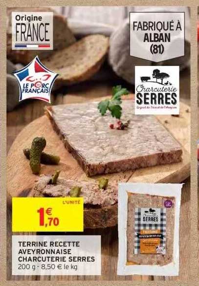 Terrine Recette Aveyronnaise Charcuterie Serres