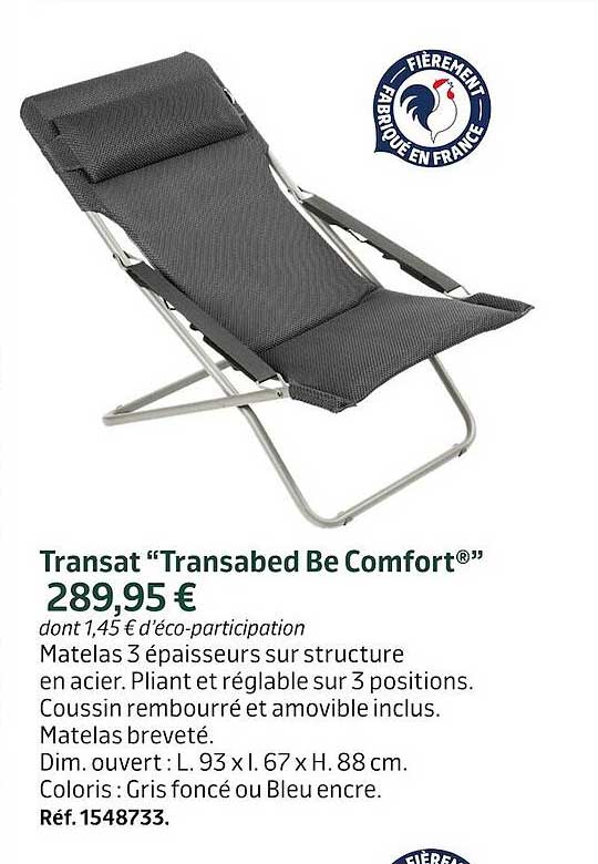 Transat "transabed Be Comfort"