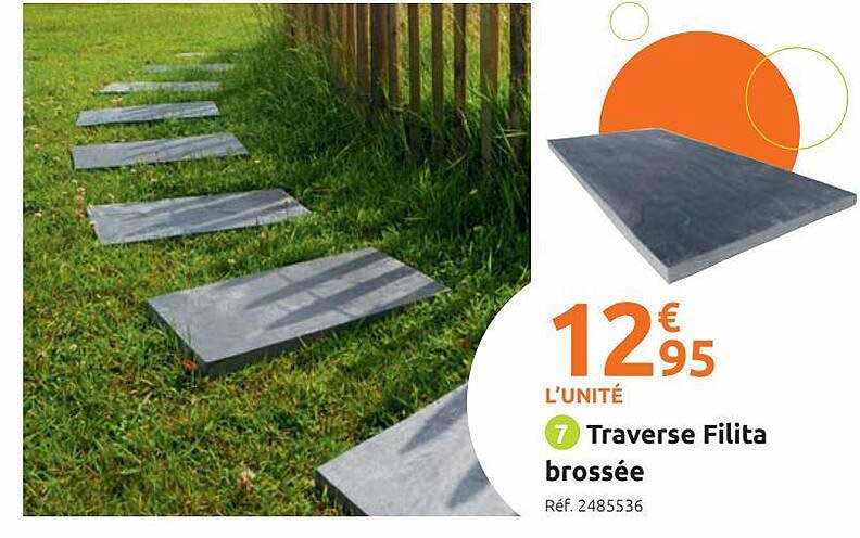 traverse filita brossée