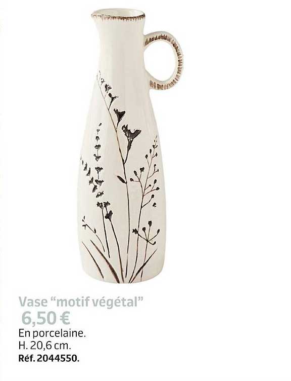 Vase "motif Végétal"