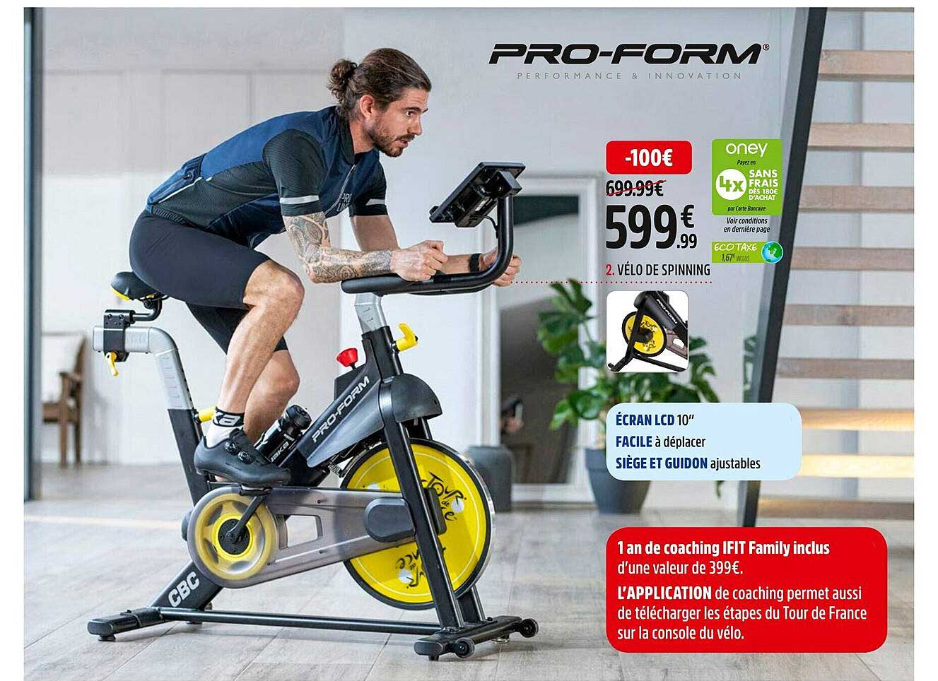 vélo de spinning pro-form