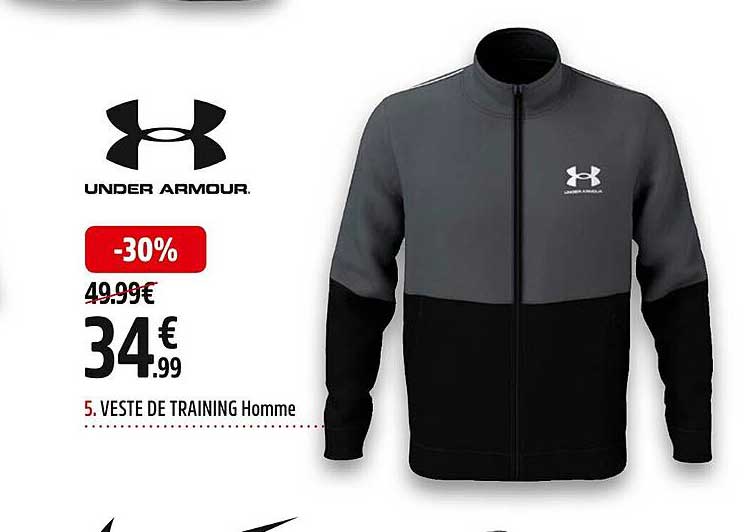 veste de training homme under armour