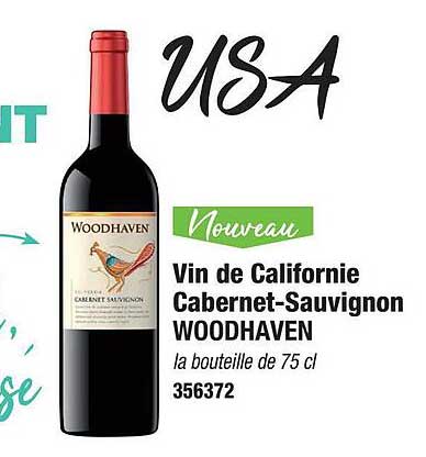 vin de californie cabernet-sauvignon woodhaven