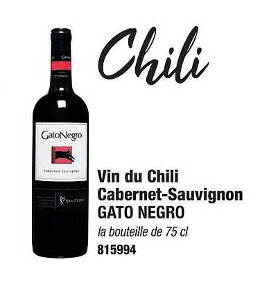 vin du chili cabernet-sauvignon gato negro