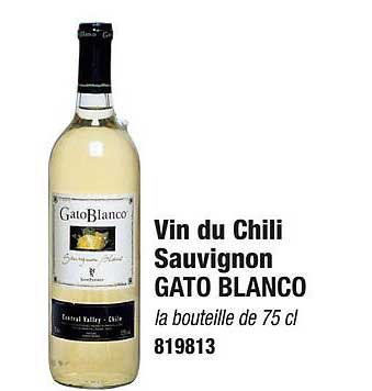 vin du chili sauvignon gato blanco
