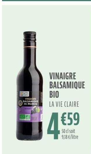 Vinaigre Balsamique Bio