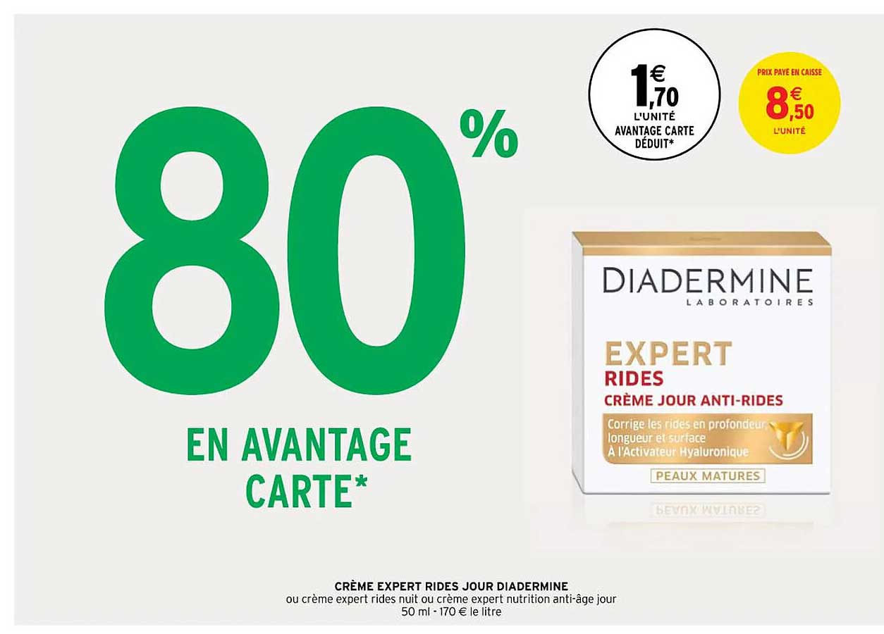 crème expert rides jour diadermine