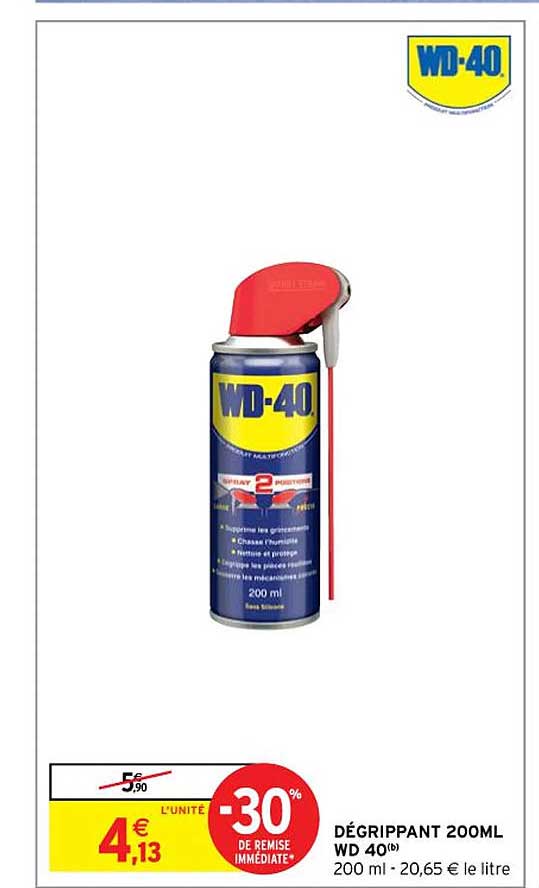 dégrippant 200ml wd 40