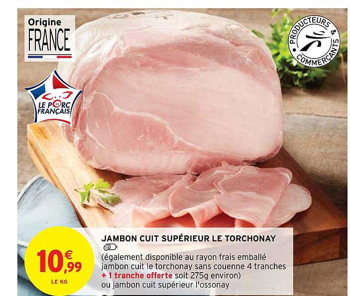 Jambon Cuit Supérieur Le Torchonay