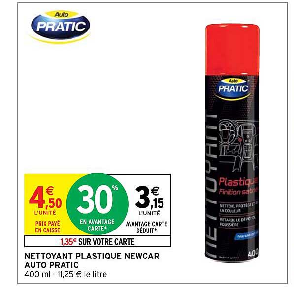 nettoyant plastique newcar auto pratic
