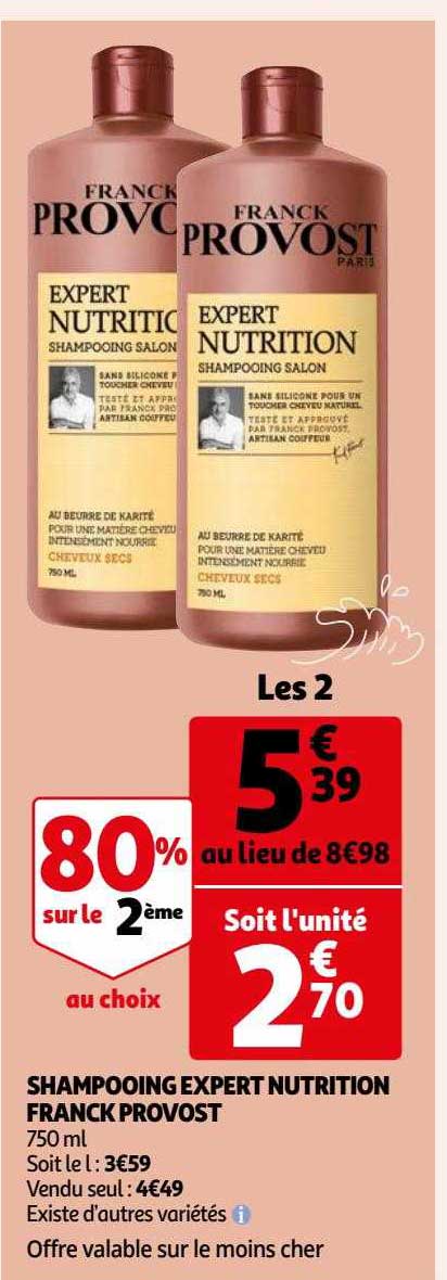 shampooing expert nutrition franck provost