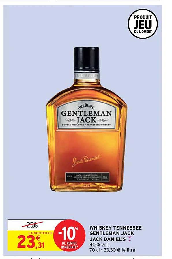 whiskey tennessee gentleman jack jack daniel's