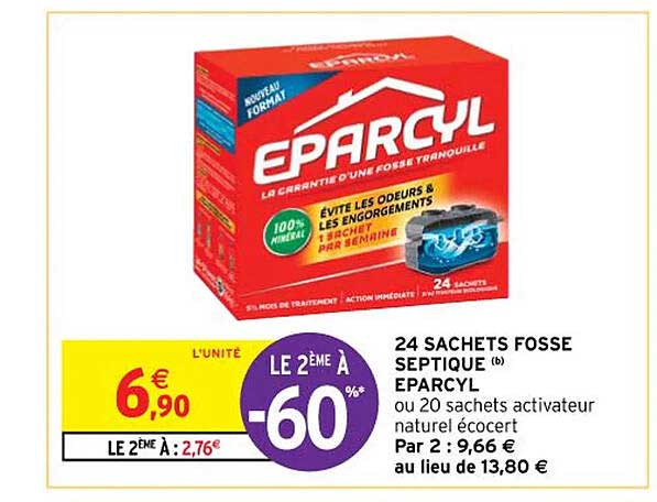 24 Sachets Fosse Septique Eparcyl