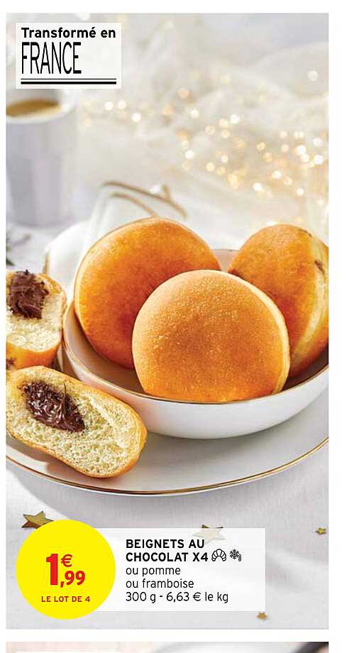 Beignets Au Chocolat X4