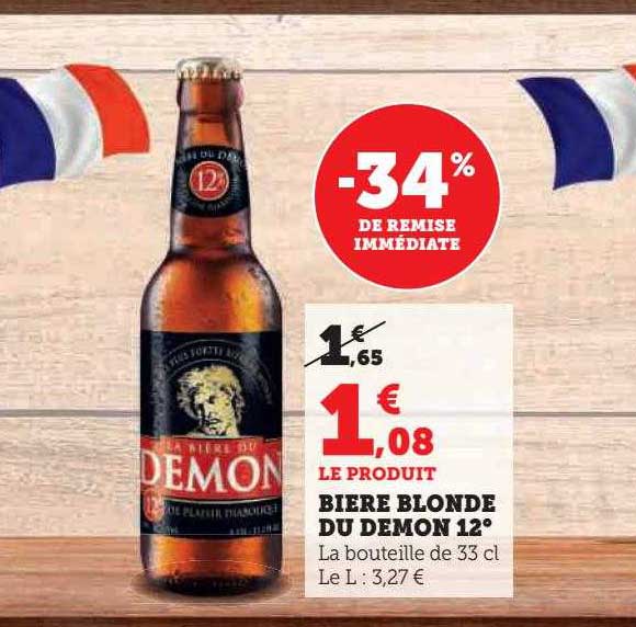 Bière Blonde Du Demon 12°