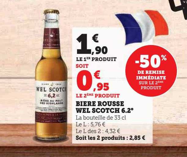 bière rousse wel scotch 6.2°