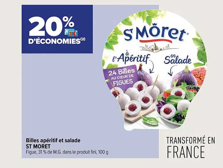 billes apéritif et salade st môret