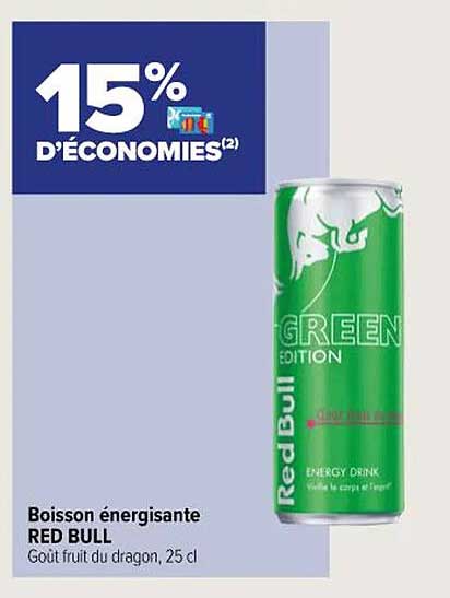 boisson énergisante red bull