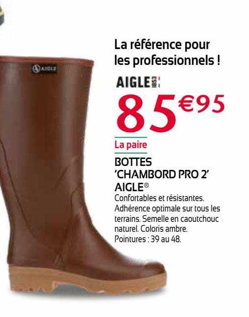 bottes chambord pro 2 aigle
