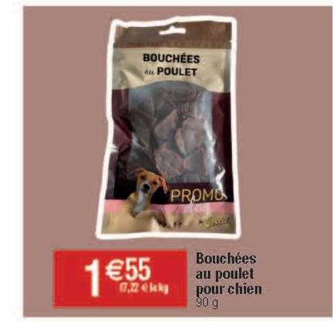 Bouchées Au Poulet Pour Chien